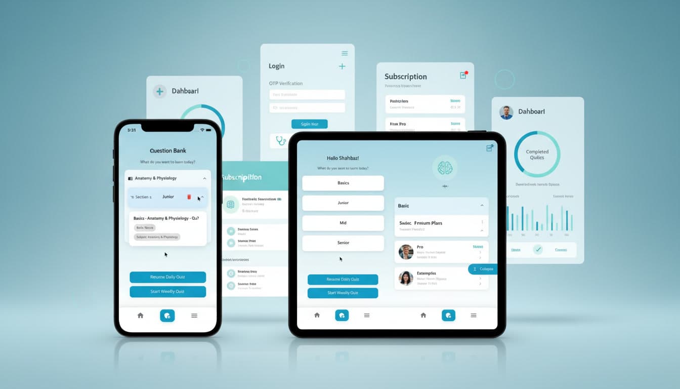 Medical Learning and Quiz System